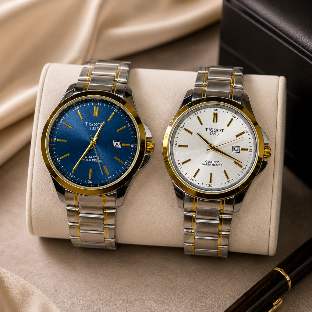 Tissot Two-Tone Quartz Watch| Stainless Steel Bracelet