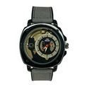 KEGIO Luxury Men’s Watch with Leather Strap