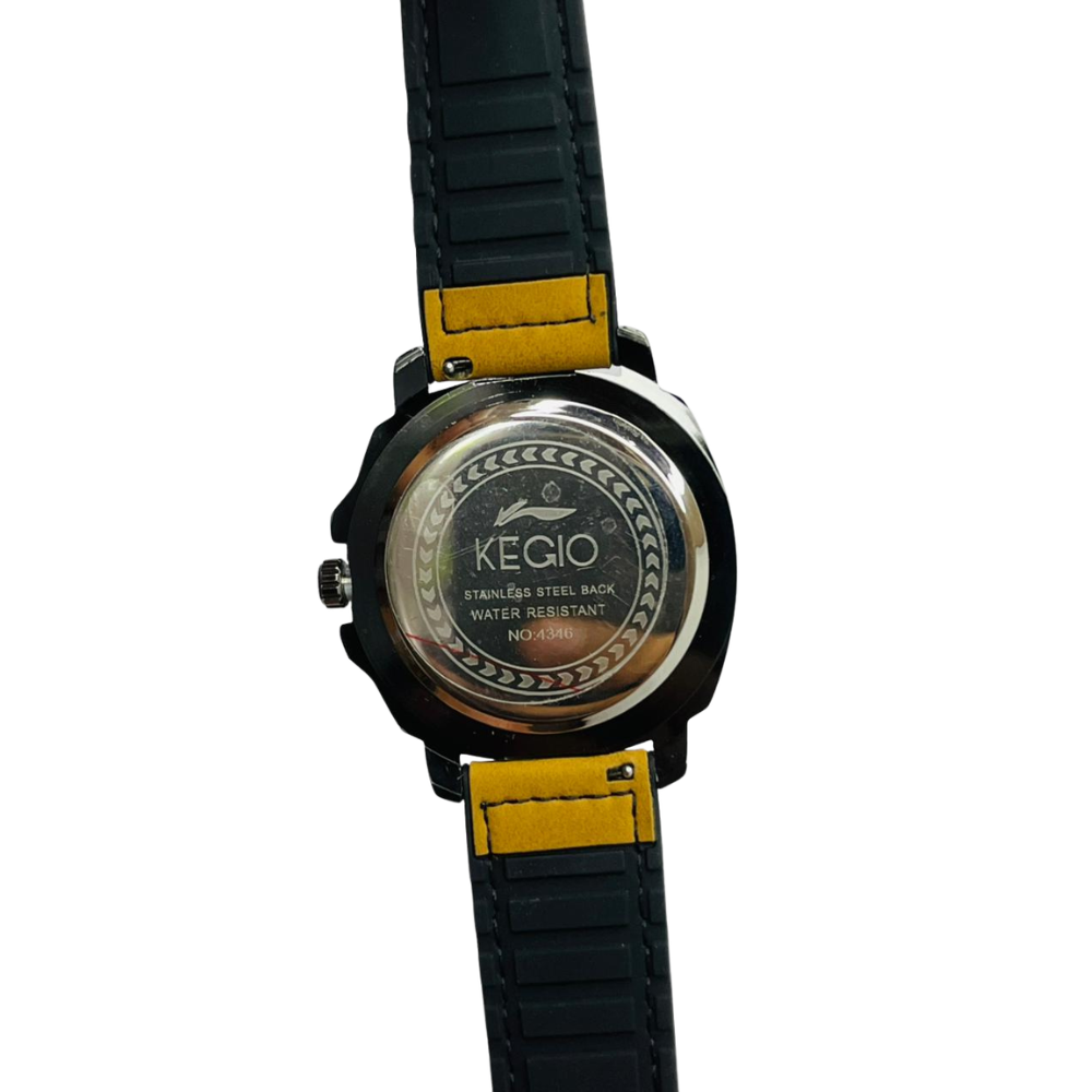 KEGIO Luxury Men’s Watch with Leather Strap