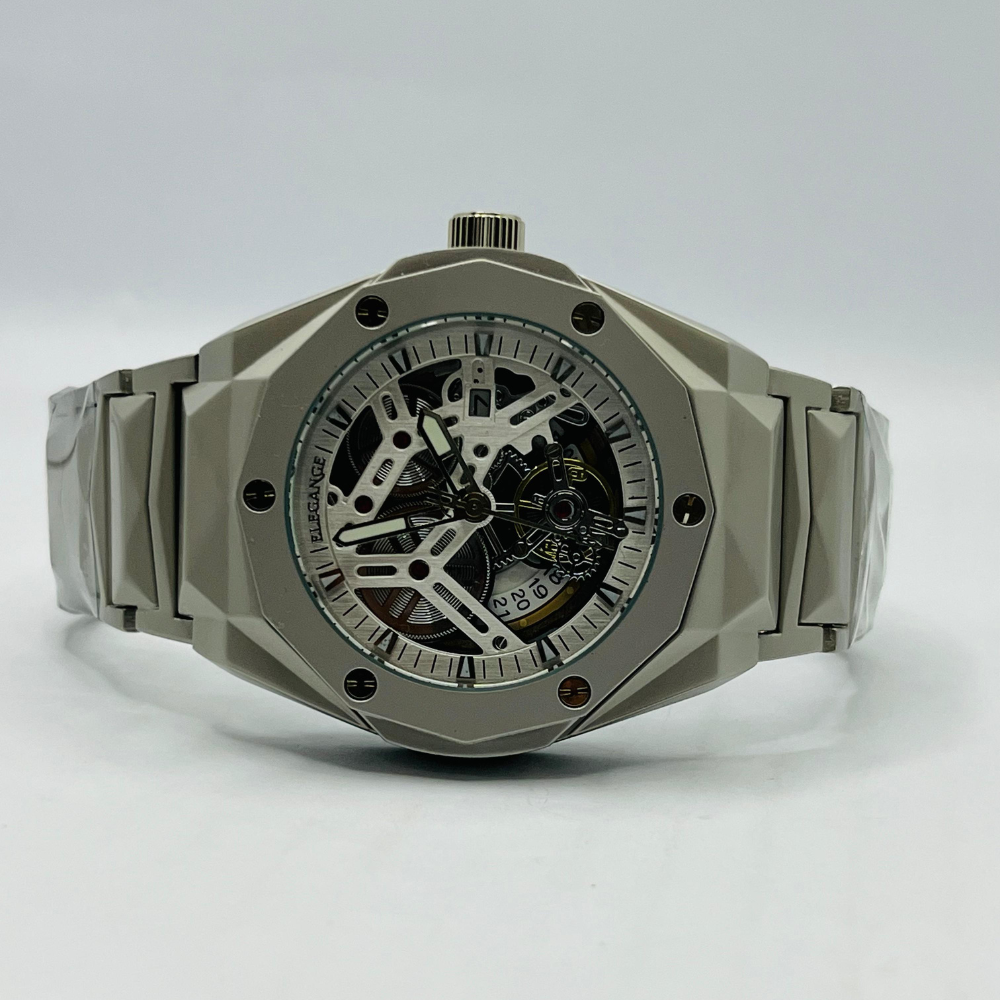 Elegance Automatic Skeleton Dial Watch
