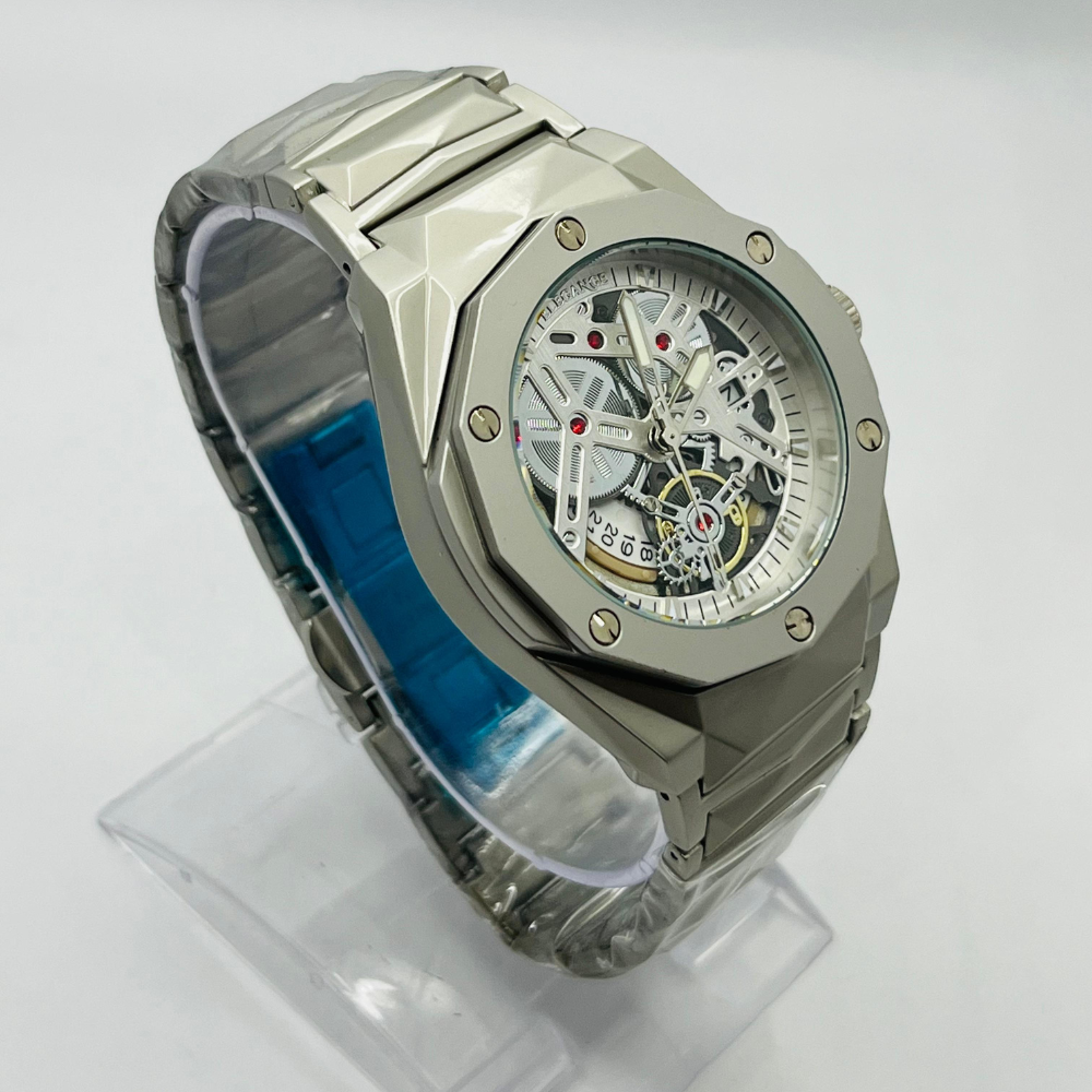 Elegance Automatic Skeleton Dial Watch